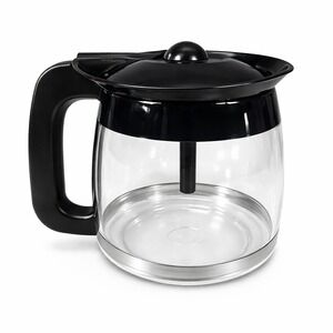 Ninja 12 Cup Glass Carafe Replacement Black Lid 0020513 for Coffee Maker New/Box